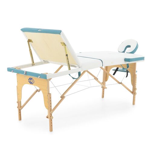Массажный стол складной MED-MOS JF-AY01 3-х секционный, деревянная рама (двухцветный, размер 185*70) фото 33