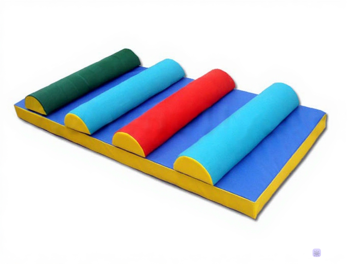 Мат с «кочками» (цилиндры), размер 200*100*20 см фото 1