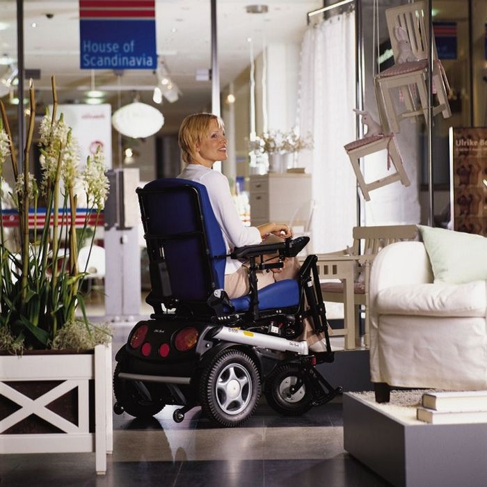 Инвалидная коляска с электроприводом B600 фото 9