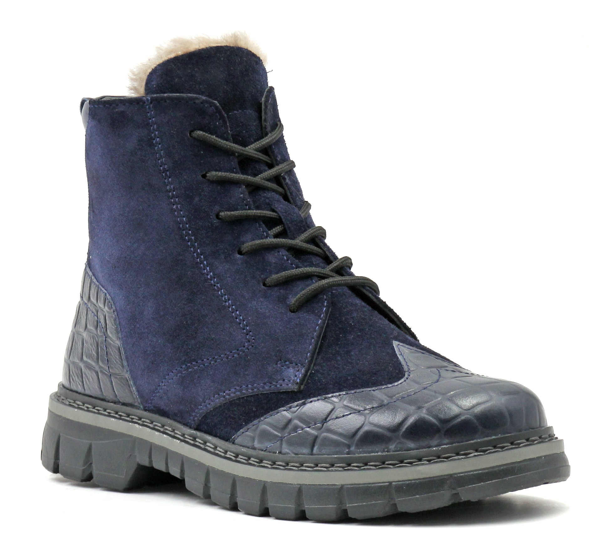 Ботинки зимние цв. синий 2300-В-ХТ-227 фото 1