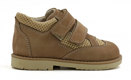 Полуботинки детские (Обувь ортопедическая сложная без утепл подкладки) 2216-Н-002 коричневый фото 4
